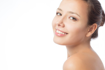 Face of a beautiful girl