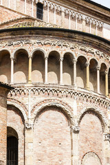 Fototapeta na wymiar detail of Parma Cathedral, Emilia-Romagna, Italy