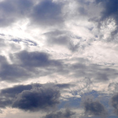 blue sky and beautiful clouds