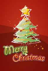 Christmas card - Red version