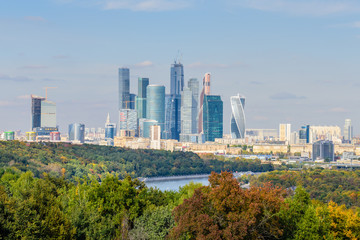 Naklejka premium Moscow business center 