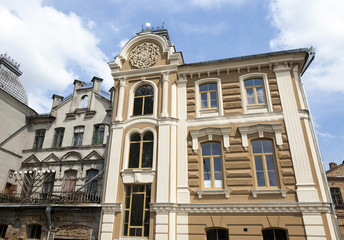 Fototapeta na wymiar renovation of the synagogue 