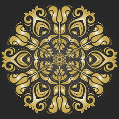 Damask Vector Oriental Pattern
