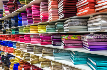 Rolls of fabric and textiles