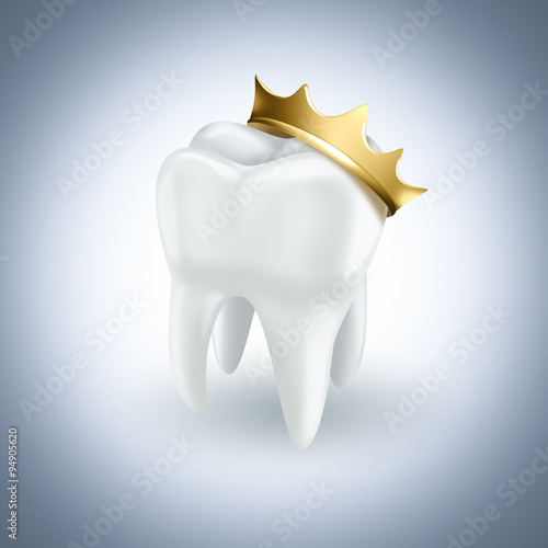 "tooth with gold crown" Stock photo and royalty-free images on Fotolia