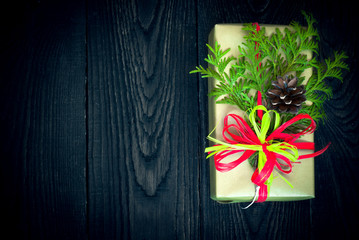 Christmas gift and card for greetings
