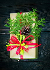 Christmas gift and card for greetings