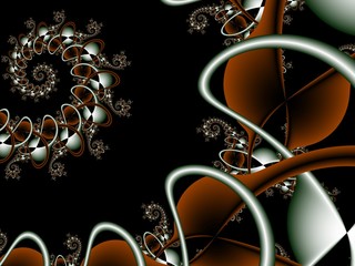 Obraz premium Futuristic background in òåch concept. Computer generated graphi