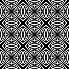 Design seamless monochrome geometric pattern