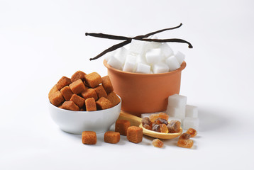 Different types of sugar