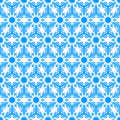 seamless pattern from snowflakes.Winter background. Christmas template. Vector illustration