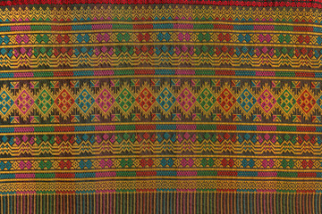 Silk thai pattern craftsmanship