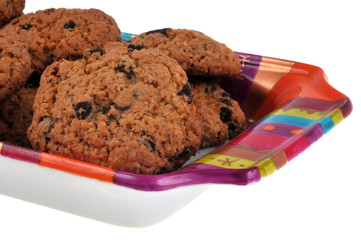 Cookies maison dans un plat