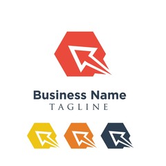 Arrow vector logo icon