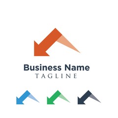 Arrow vector logo icon