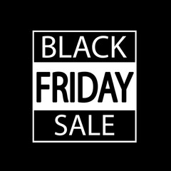 Black Friday sale design element