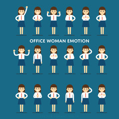 Set of vector people