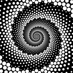 Design spiral dots backdrop