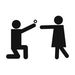 Man makes a proposal