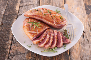 roasted duck breast