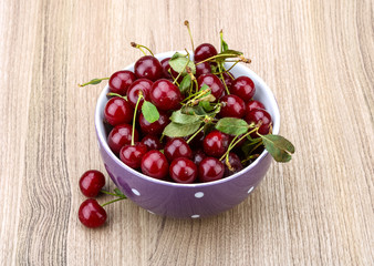Cherry in the bowl