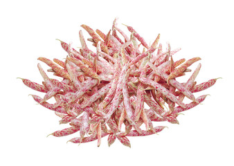 Obraz premium Color beans isolated on a white background