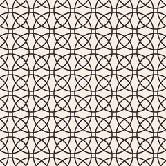 Circles stripped geometric seamless pattern.
