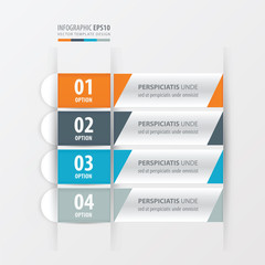 banner and label design  Orange , blue, gray color