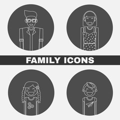 Family Icons Set