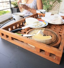 Traditional French breakfast