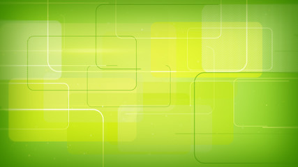 green rectangular shapes technology background