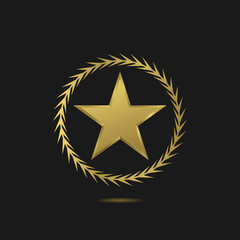 Golden star logo