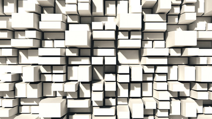 white squares abstract background