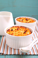 casserole with cream and cheese