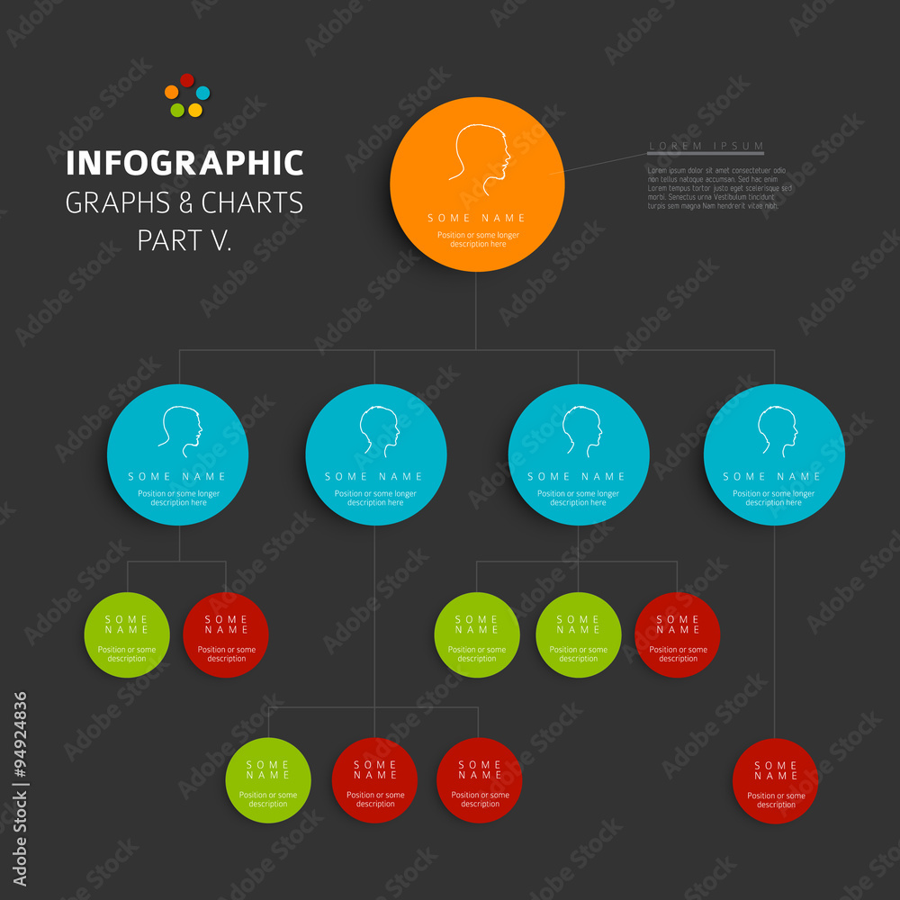 Aufkleber set of vector flat design infographic charts and graphs 5