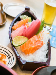 Japanese sashimi