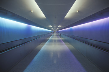 The United Airlines Tunnel in Chicago, Illinois