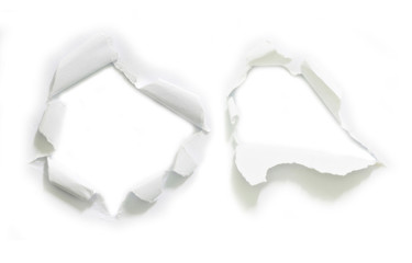Ripped paper, space for copy