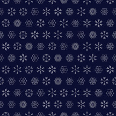 vector snowflakes seamless