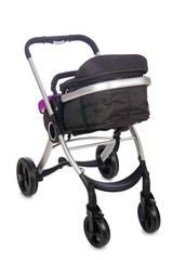 Child pram isolated on the white background