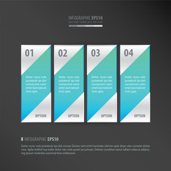 vector banner   neon blue