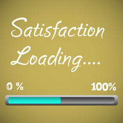 Satisfaction loading bar