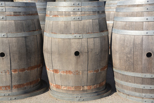 barriles de madera para vino
