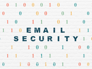 Security concept: Email Security on wall background