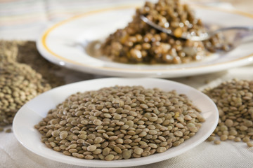 brown lentils