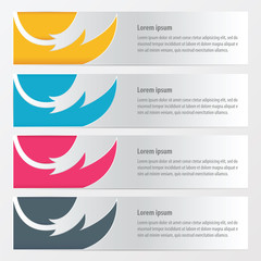 banner fire  pattern   yellow, blue, pink color