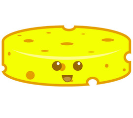 Cheese cute cartoon