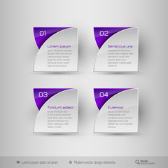 Business infographics template. Vector design elements.