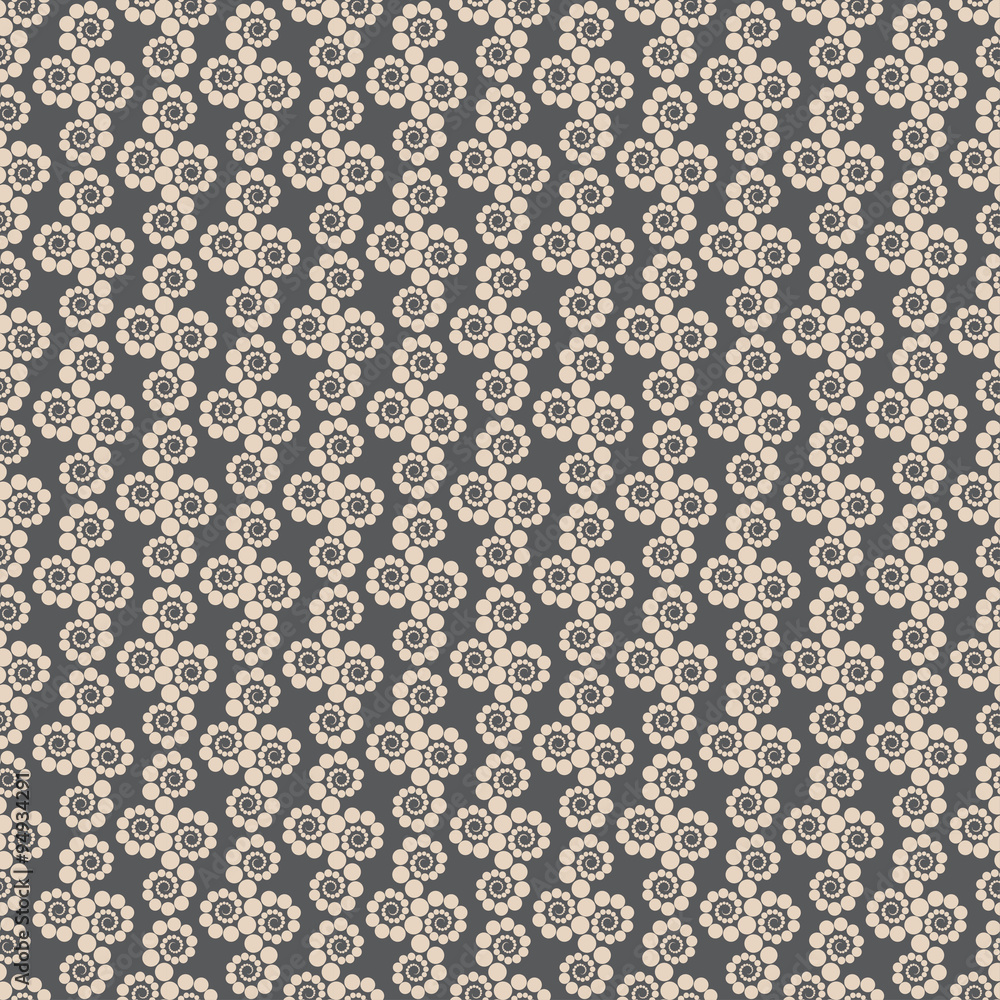 Poster seamless geometric pattern dots around . vector illustration