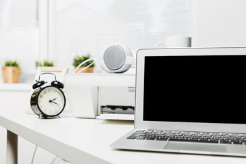 Printer & laptop